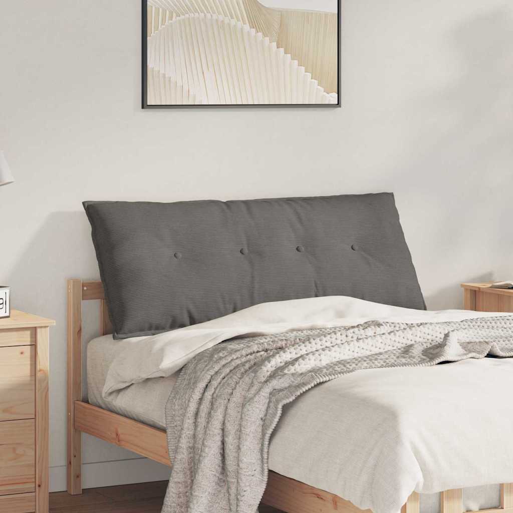 Jastuk za leđa Svijetlo siva 120 x 50 cm Kordura tekstil