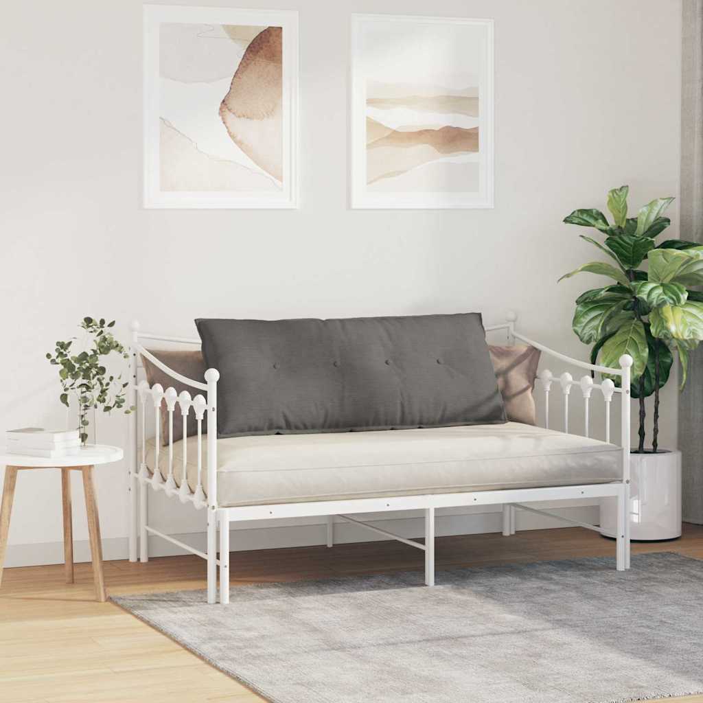 Jastuk za leđa Svijetlo siva 120 x 50 cm Kordura tekstil