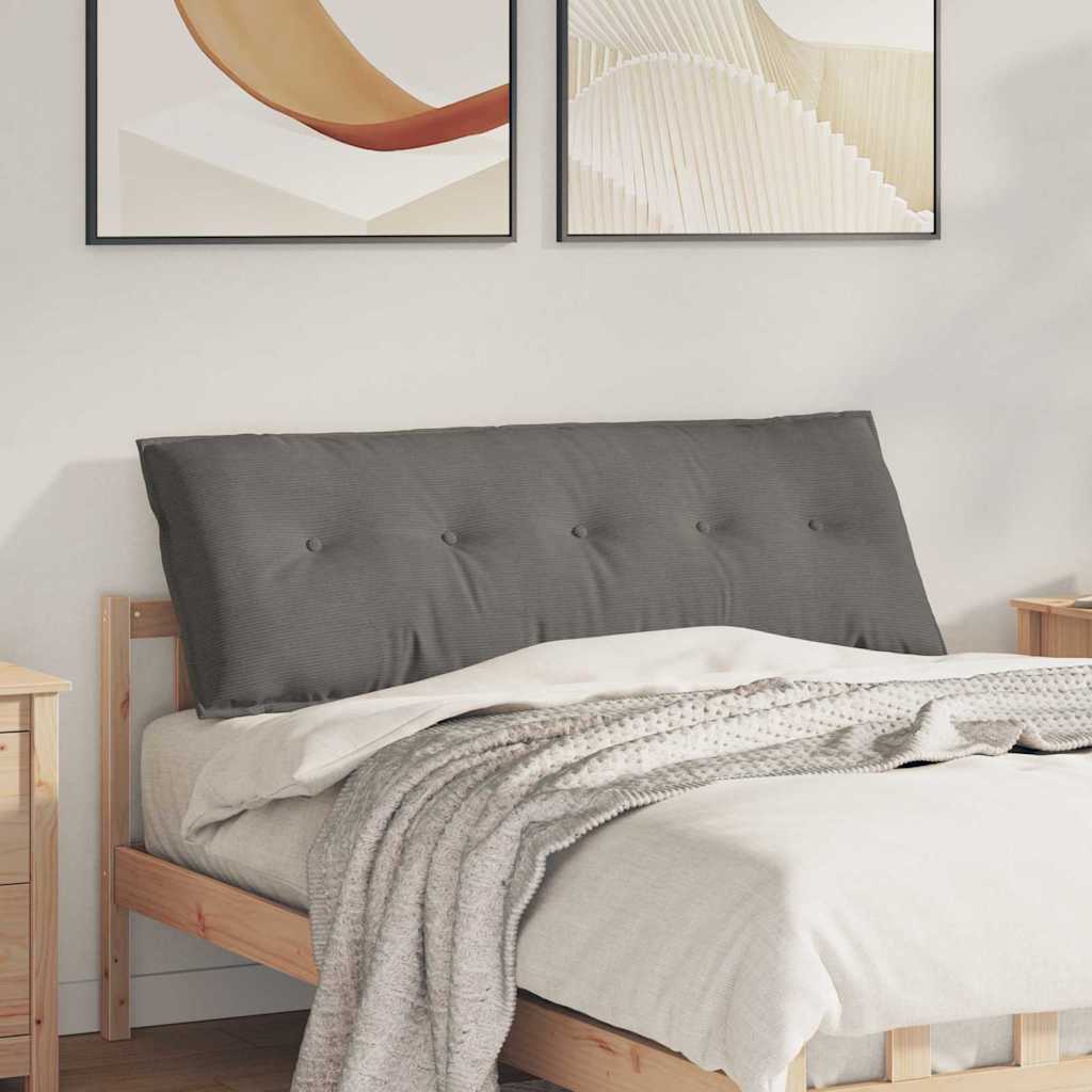 Jastuk za leđa Svijetlo siva 140 x 50 cm Kordura tekstil