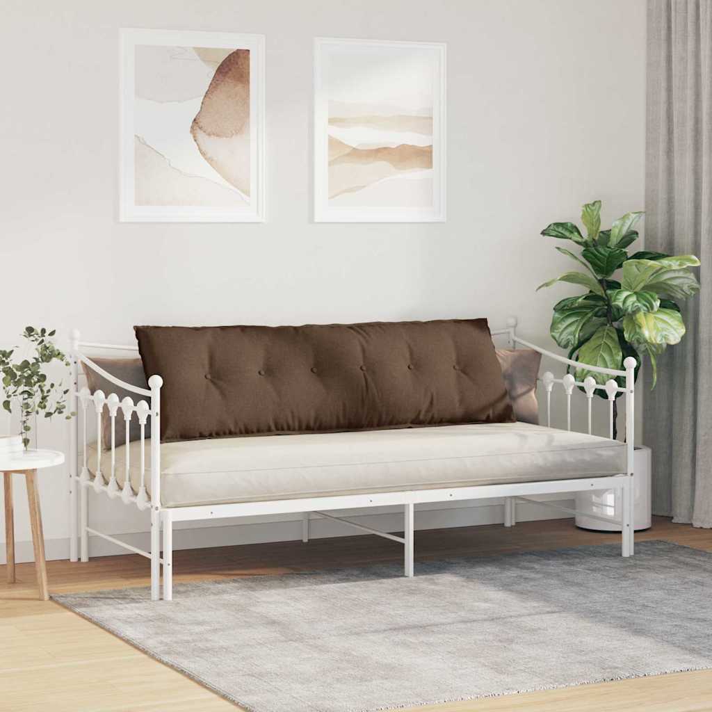 Jastuk za leđa Smeđa 160 x 19 x 50 cm tkanina