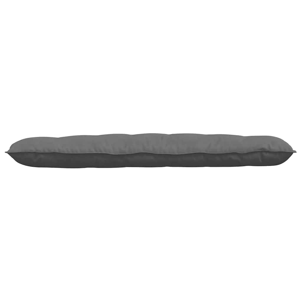 Jastuk za leđa Tamno siva 160 x 50 cm Mikrofiber tkanina