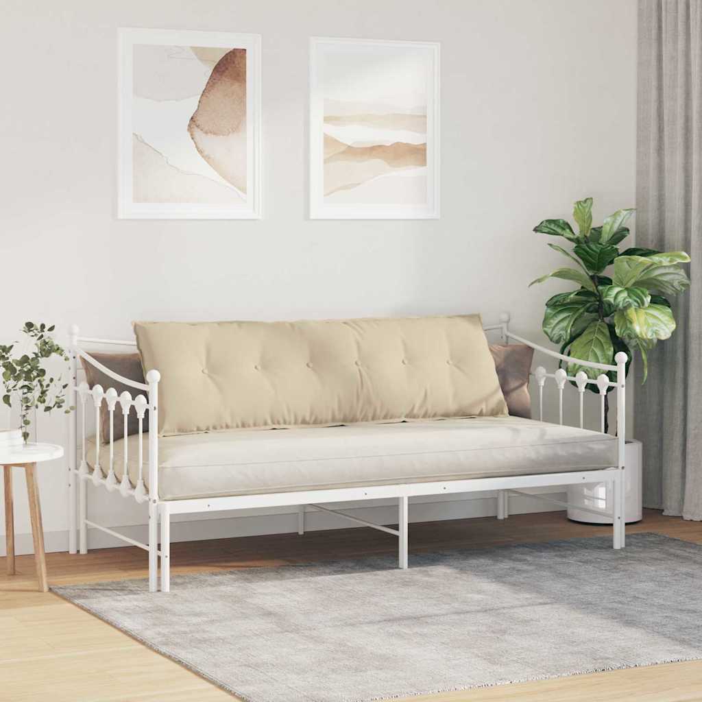 Jastuk za leđa Krema 160 x 50 cm Mikrofiber tkanina