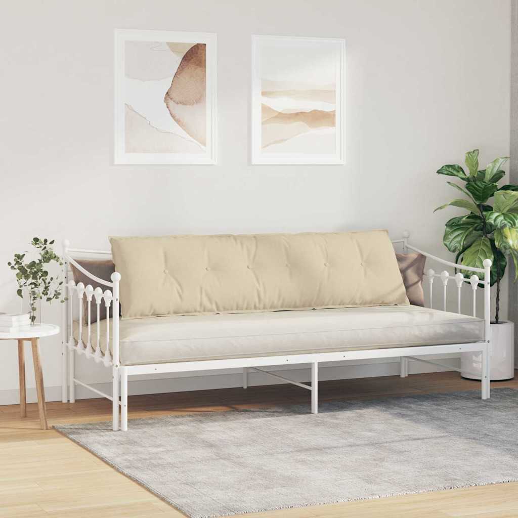 Jastuk za leđa Krema 180 x 19 x 50 cm tkanina