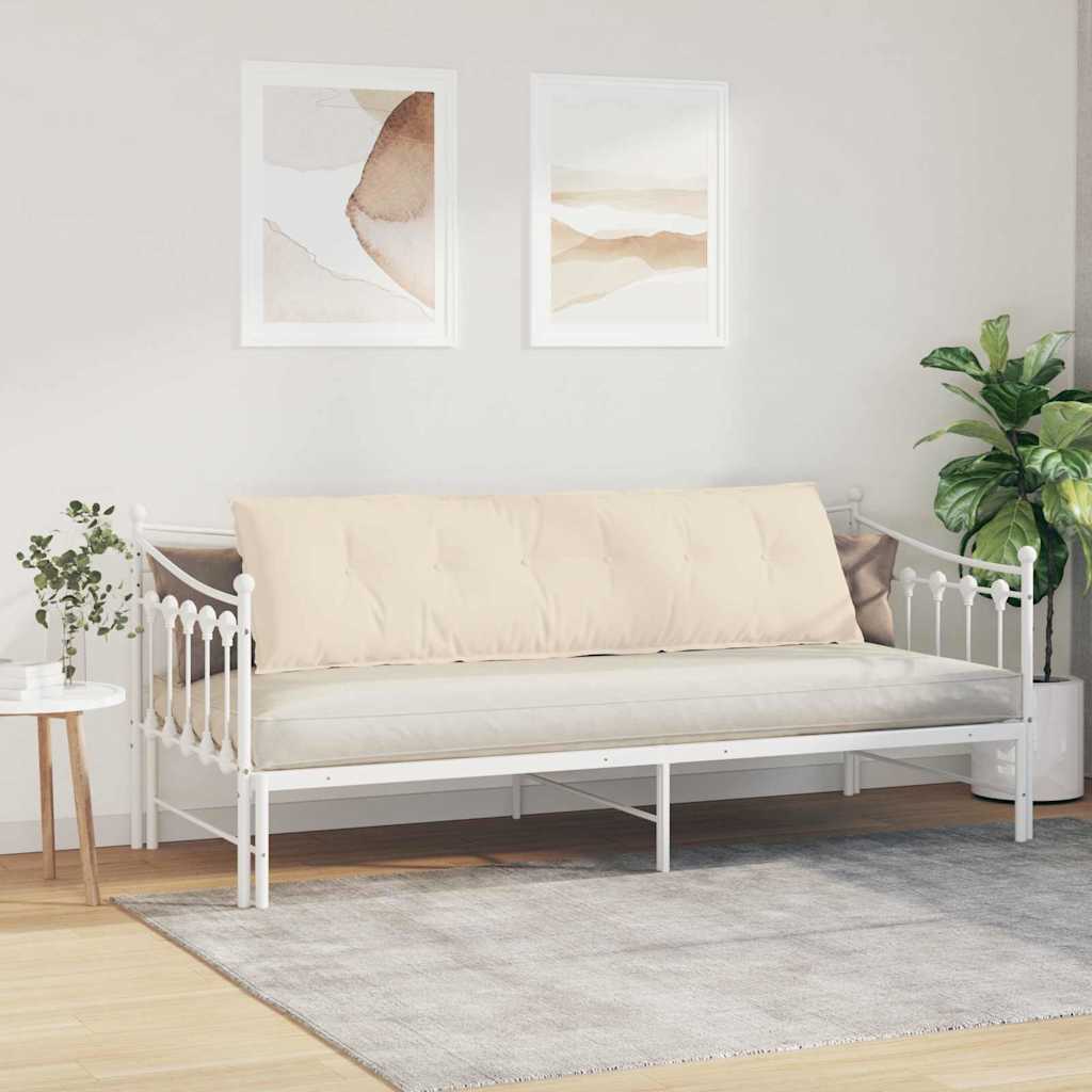 Jastuk za leđa Bež 180 x 50 cm Mikrofiber tkanina