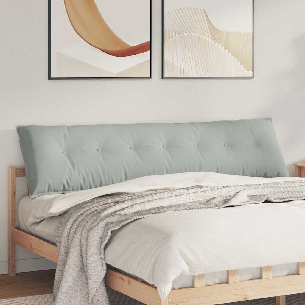 Jastuk za leđa Svijetlo siva 200 x 50 cm Kordura tekstil