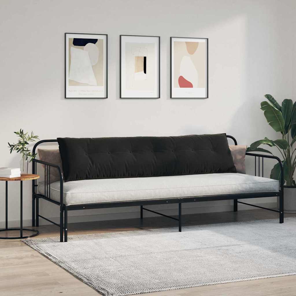Jastuk za leđa Crna 200 x 50 cm Kordura tekstil