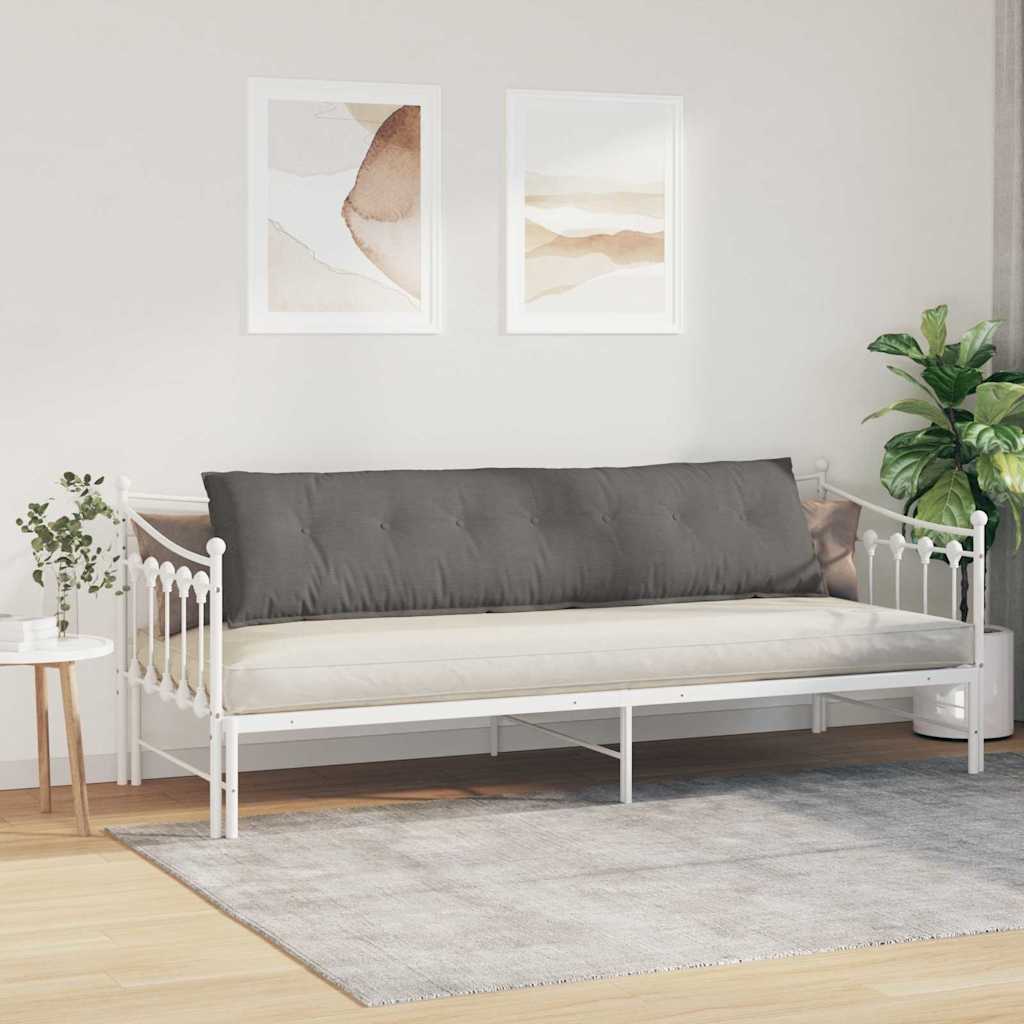 Jastuk za leđa Svijetlo siva 200 x 50 cm Kordura tekstil