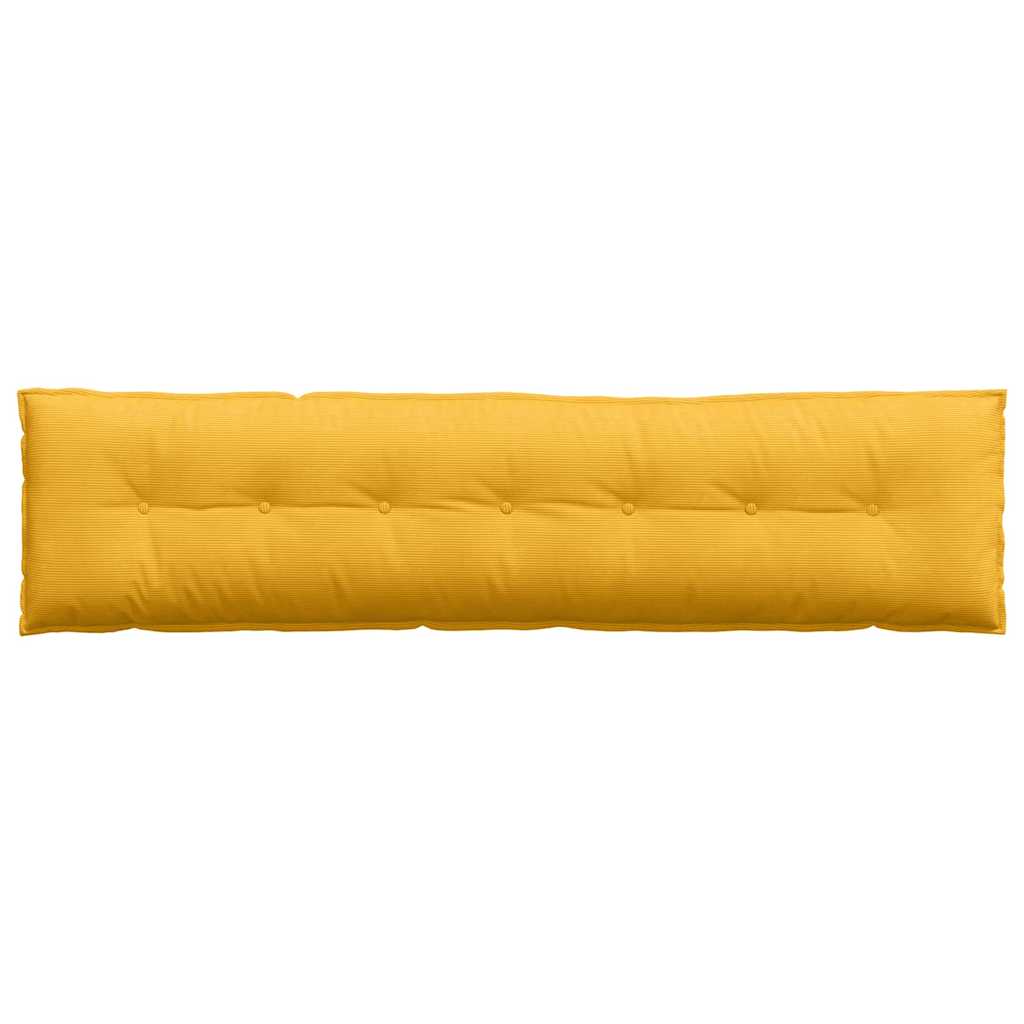 Jastuk za leđa Svijetlo žuta 200 x 50 cm Kordura tekstil