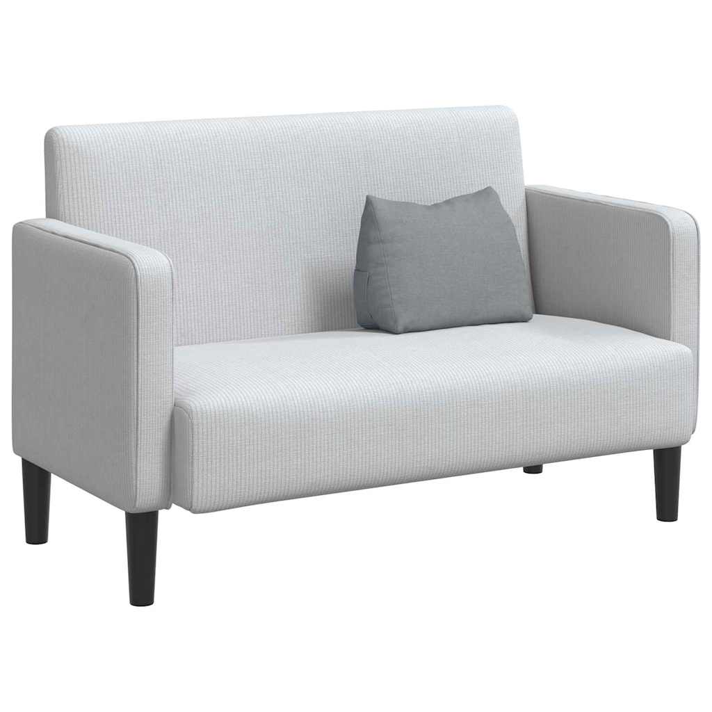 Jastuk za leđa Svijetlo siva 45 x 20 x 35 cm tkanina