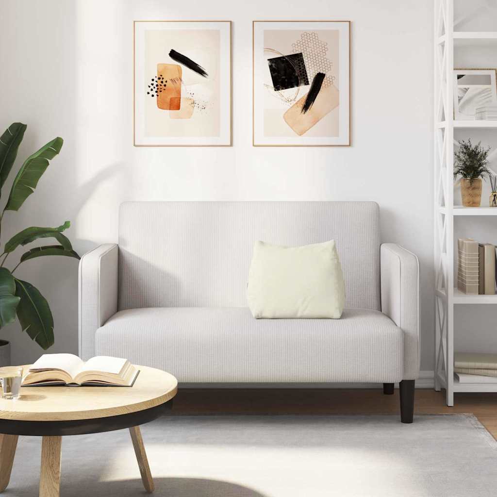 Jastuk za leđa Krema 45 x 20 x 35 cm Kordura tekstil