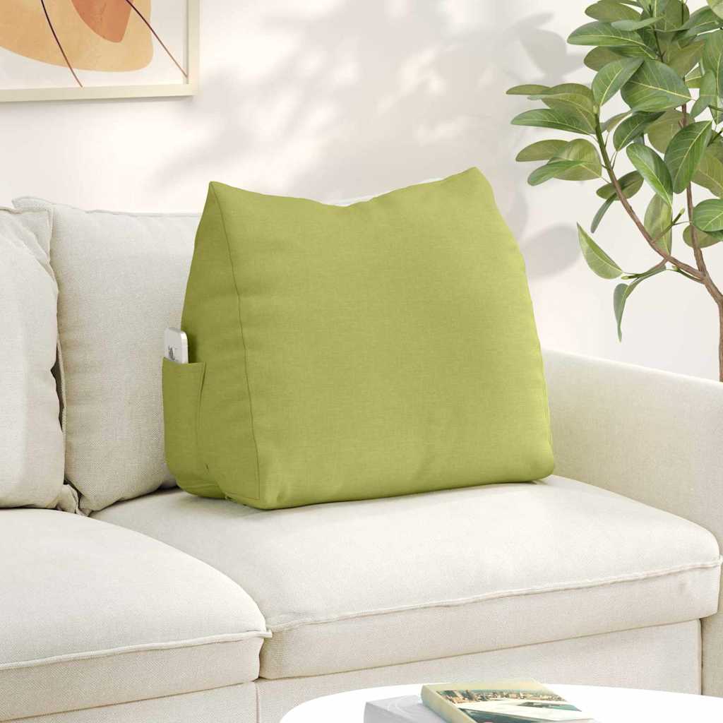 Jastuk za leđa Svijetlo zelena 60 x 20 x 50 cm tkanina