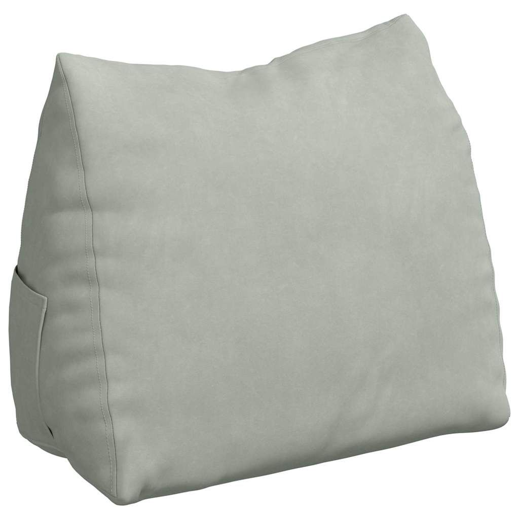 Jastuk za leđa Svijetlo siva 60 x 20 x 50 cm Kordura tekstil