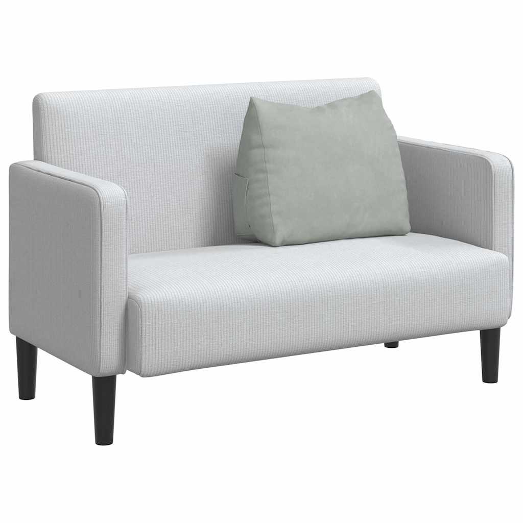 Jastuk za leđa Svijetlo siva 60 x 20 x 50 cm Kordura tekstil