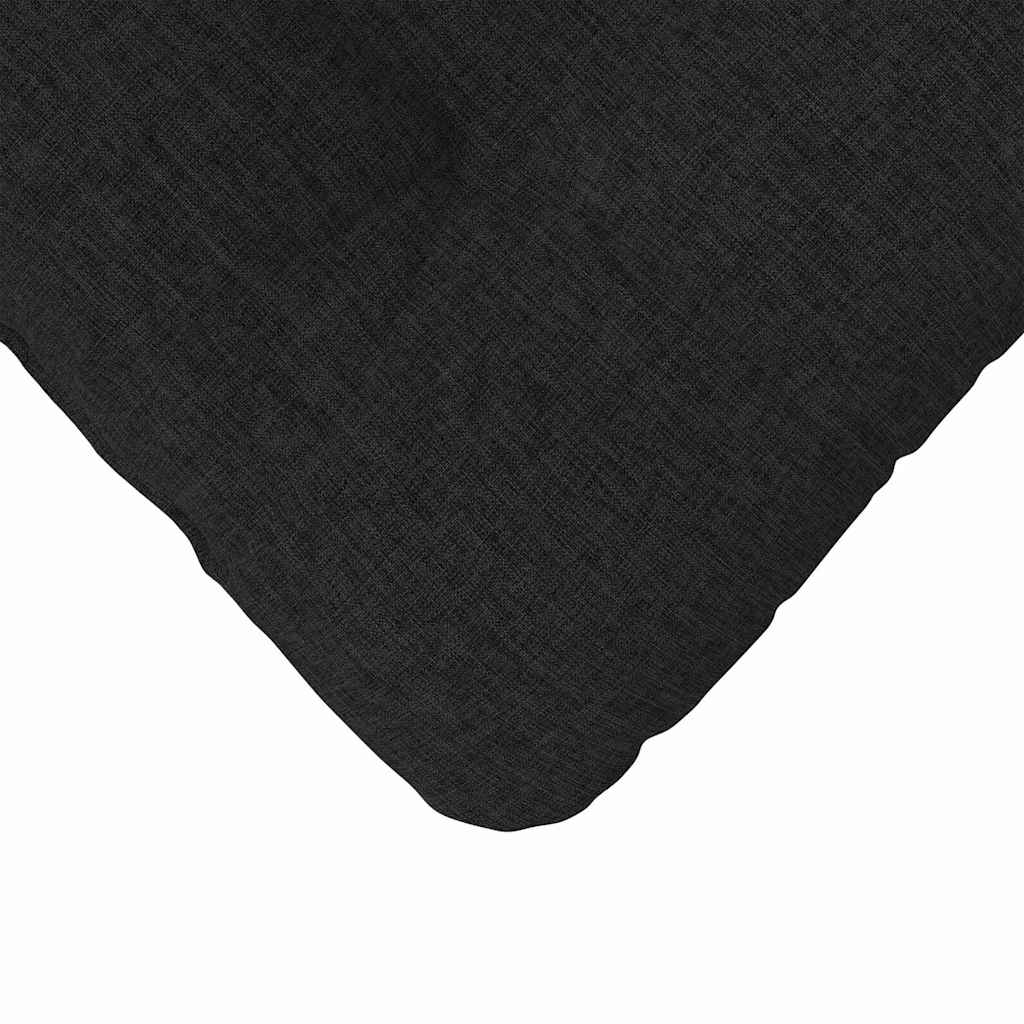 Jastučići za sjedenje 4 pcs Crna 40 x 40 x 12 cm tkanina