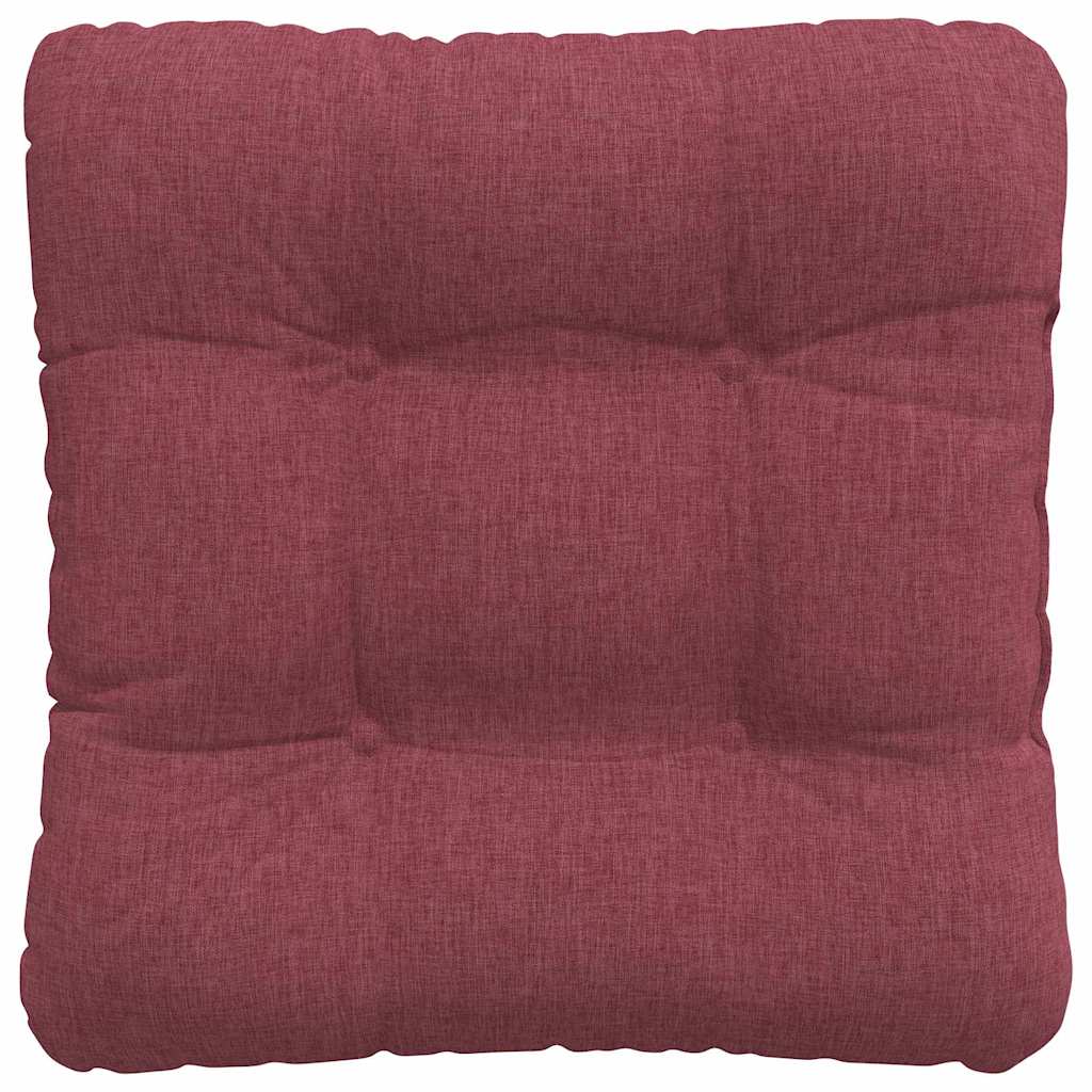 Jastučići za sjedenje 4 pcs Vinska crvena 40 x 40 x 12 cm