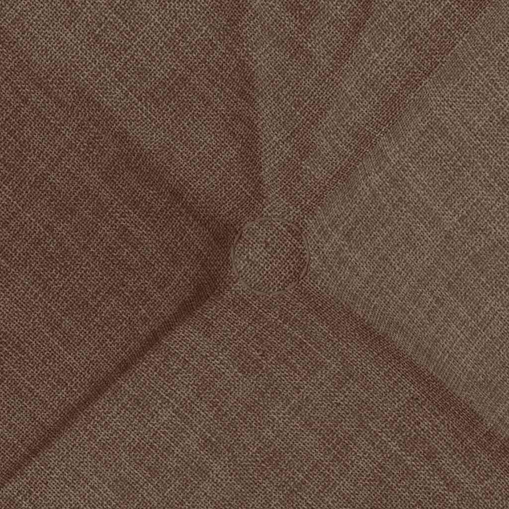 Jastučići za sjedenje 4 pcs Smeđa 40 x 40 x 12 cm tkanina