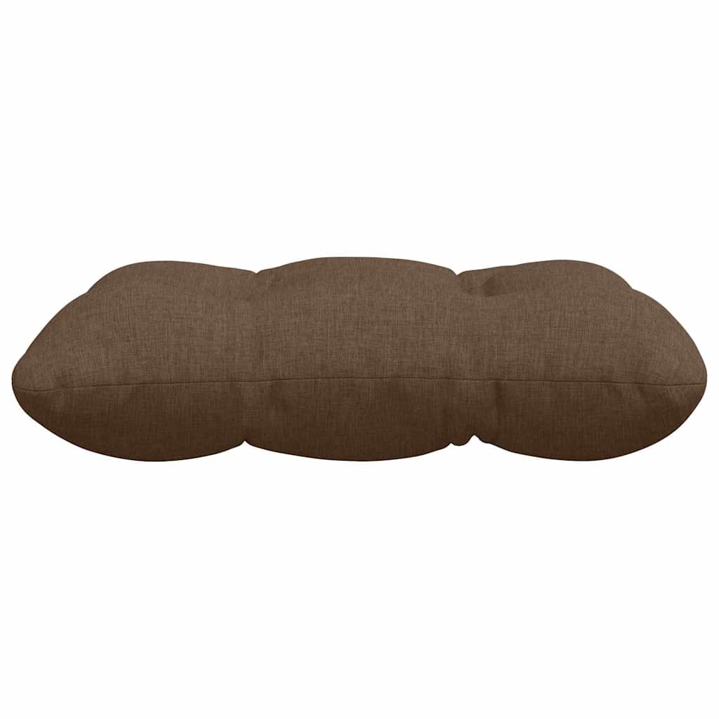 Jastučići za sjedenje 4 pcs Smeđa 40 x 40 x 12 cm tkanina