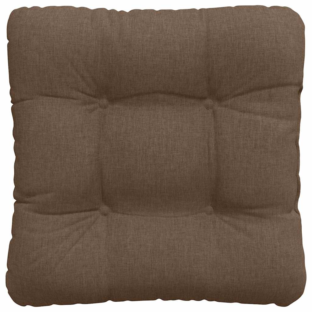 Jastučići za sjedenje 4 pcs Smeđa 40 x 40 x 12 cm tkanina