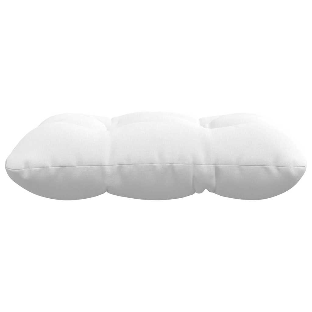 Jastučići za sjedenje 4 pcs Bijelo 40 x 40 x 12 cm tkanina