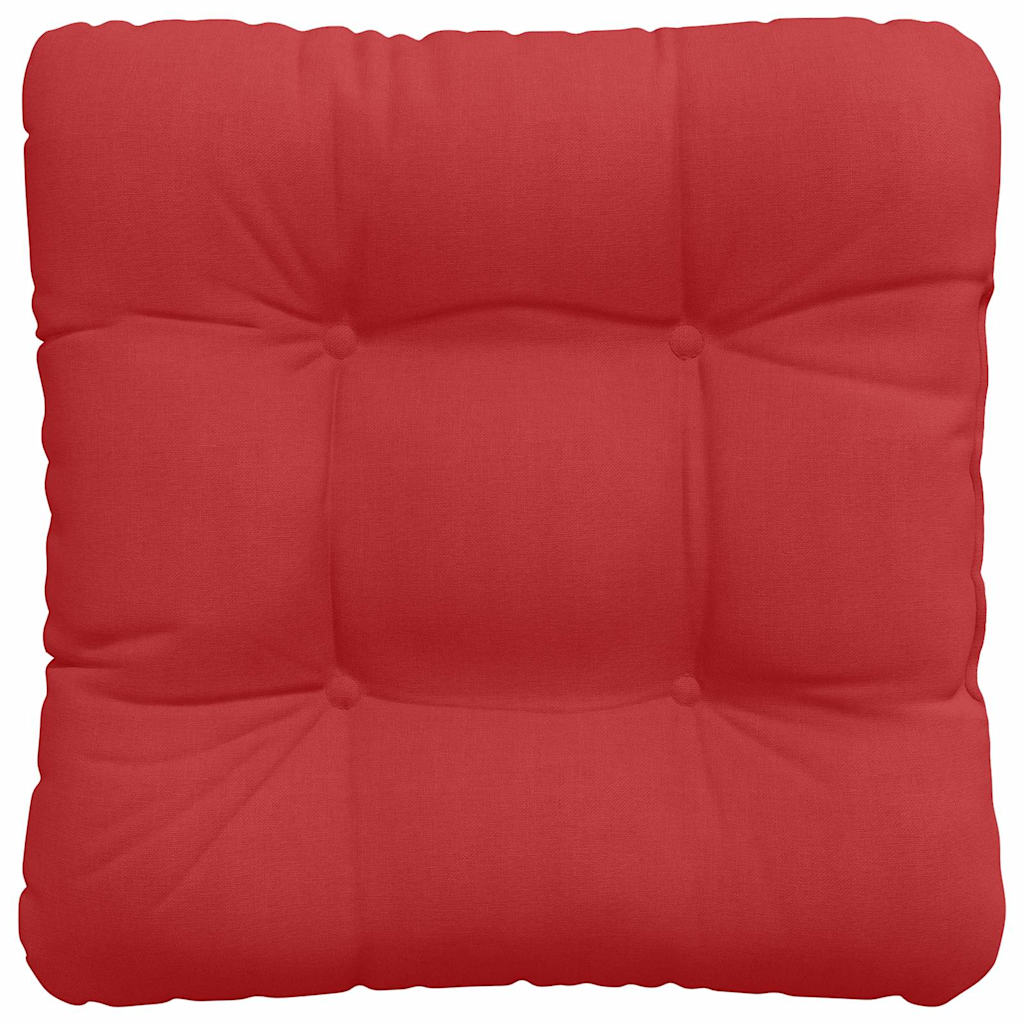 Jastučići za sjedenje 4 pcs Crvena 40 x 40 x 12 cm tkanina