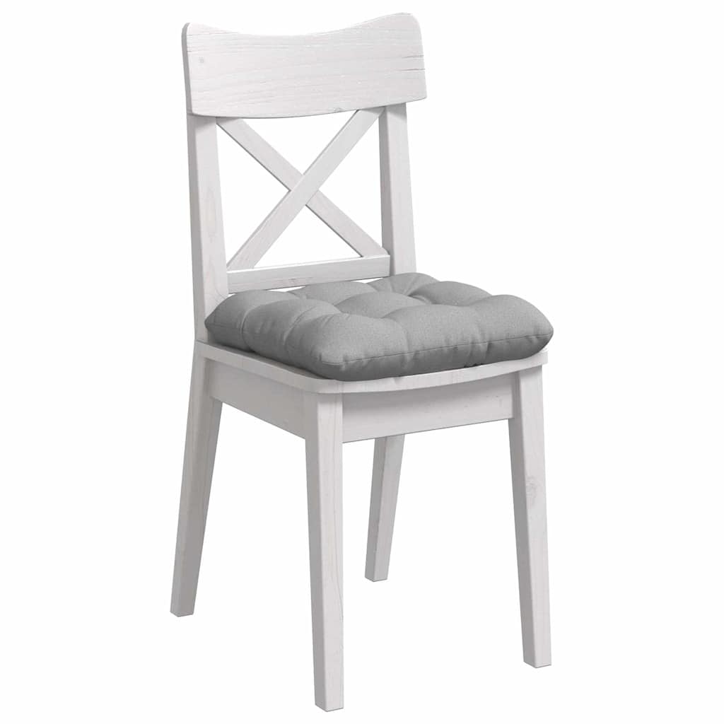 Jastučići za sjedenje 4 pcs Oblačnosiva 40 x 40 x 12 cm tkanina