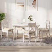 Jastučići za sjedenje 4 pcs Krema 40 x 40 cm Kordura tekstil