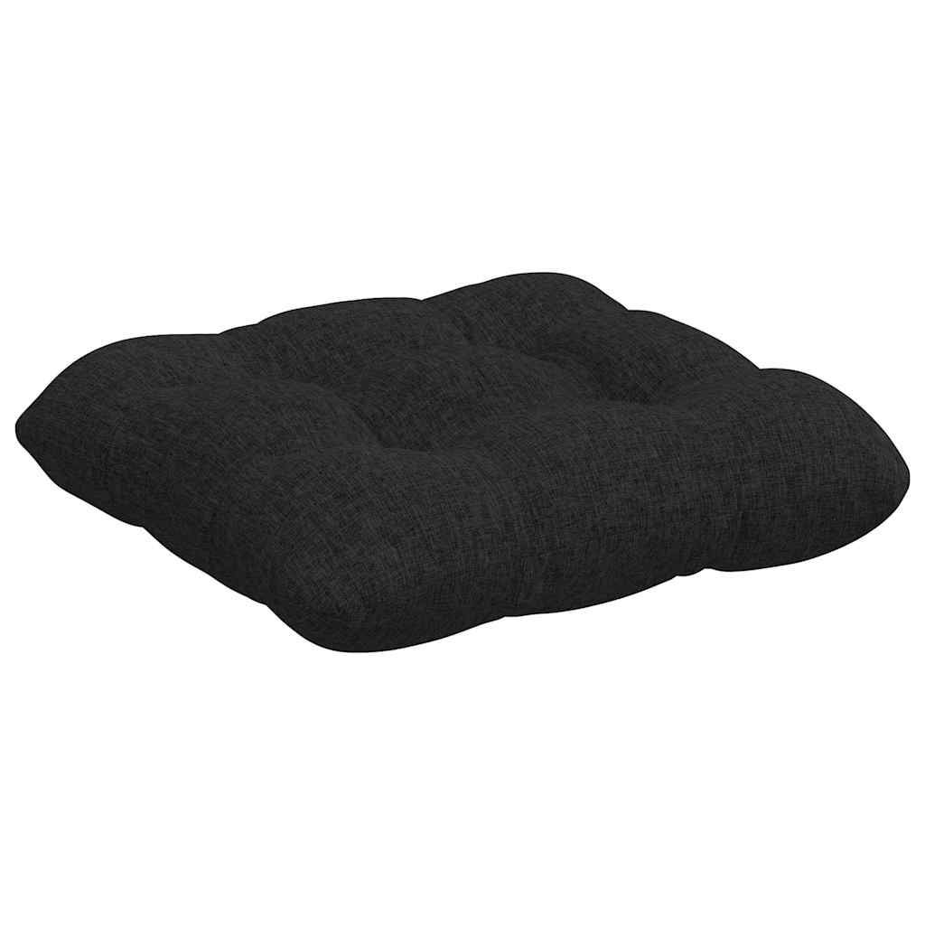 Jastučići za sjedenje 4 pcs Crna 45 x 45 x 12 cm tkanina