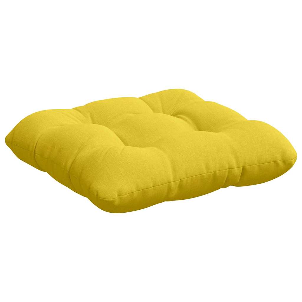 Jastučići za sjedenje 4 pcs Svijetlo žuta 45 x 45 x 12 cm