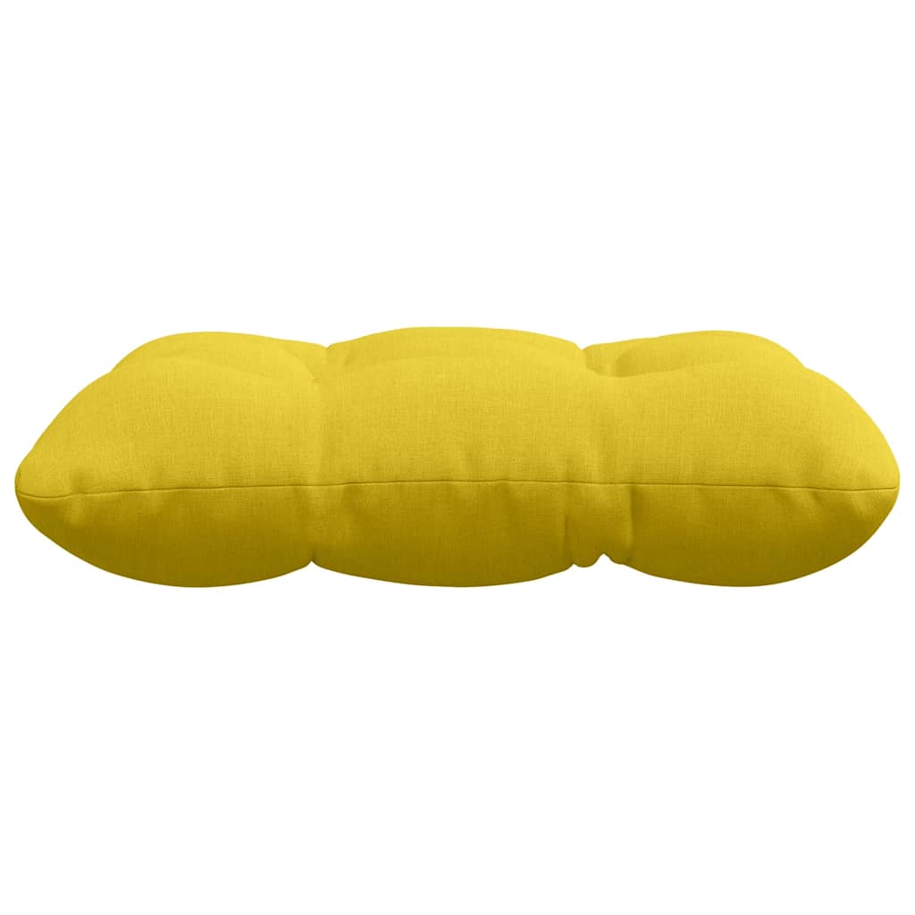 Jastučići za sjedenje 4 pcs Svijetlo žuta 45 x 45 x 12 cm