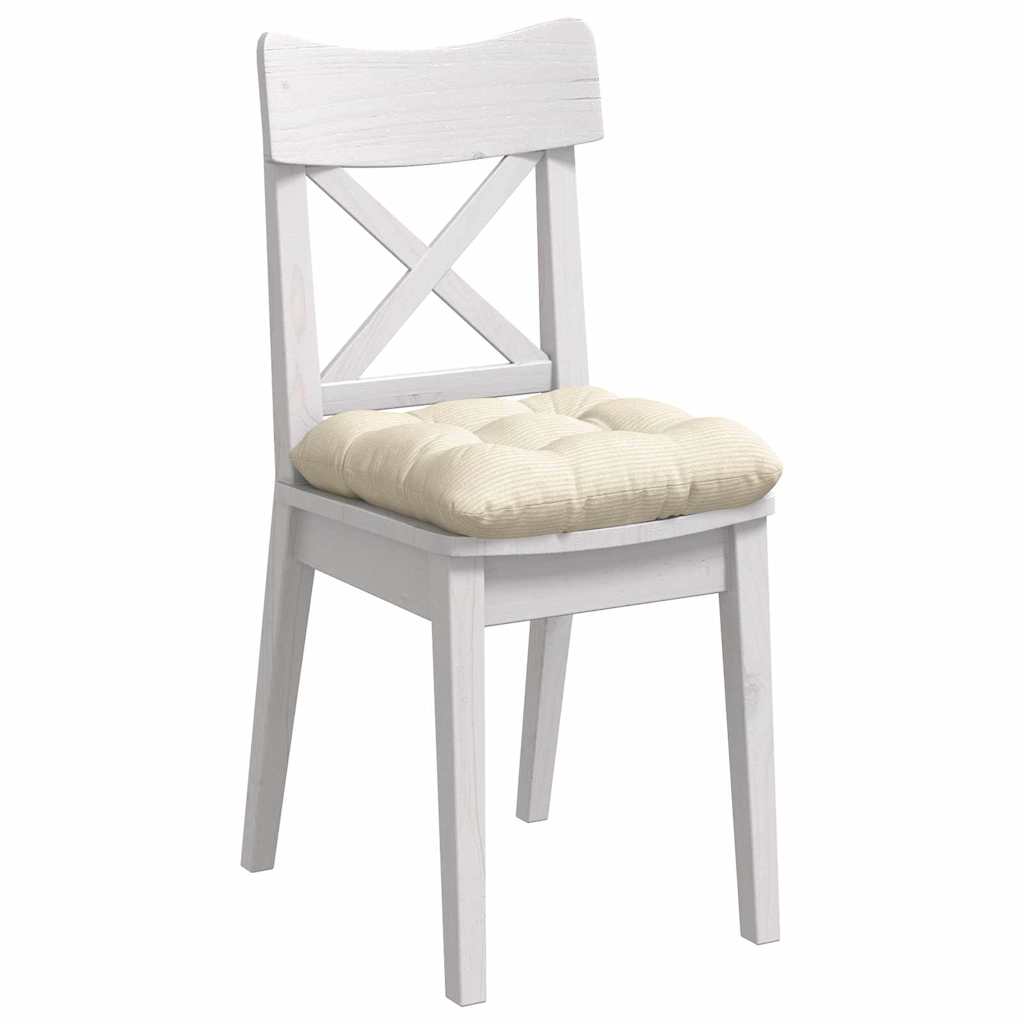 Jastučići za sjedenje 4 pcs Krema 45 x 45 cm Kordura tekstil