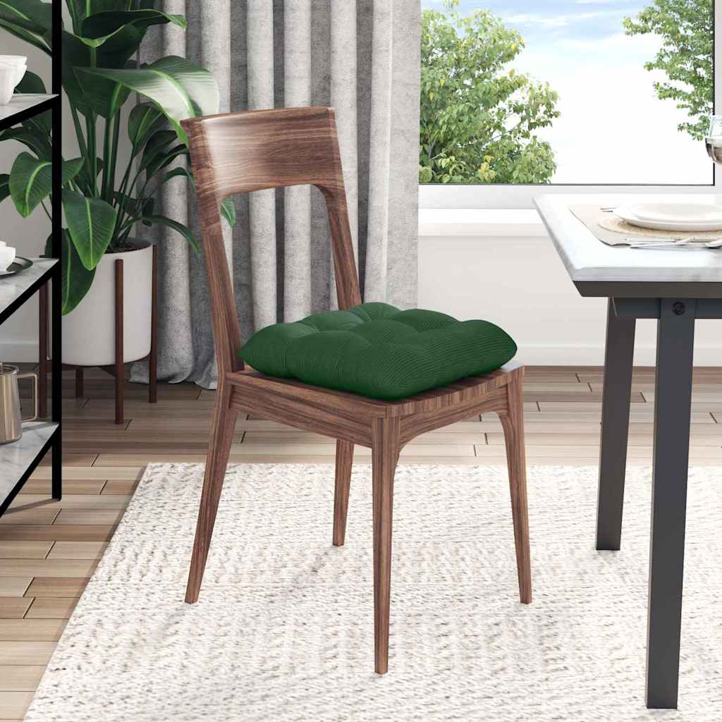 Jastučići za sjedenje 4 pcs Tamnozelena 45 x 45 cm