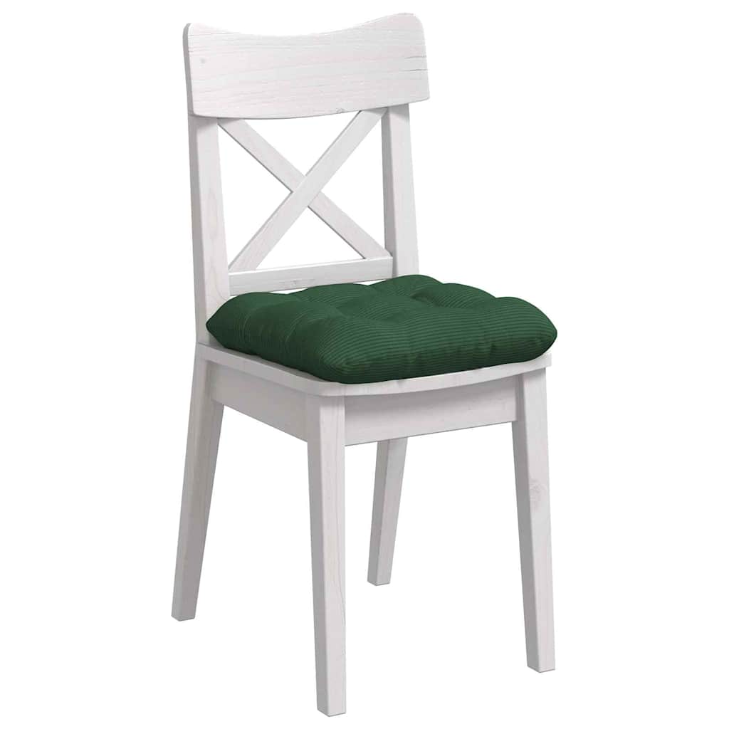 Jastučići za sjedenje 4 pcs Tamnozelena 45 x 45 cm