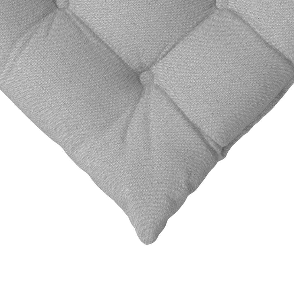 Jastučići za sjedenje 4 pcs Oblačnosiva 40 x 40 x 6 cm tkanina