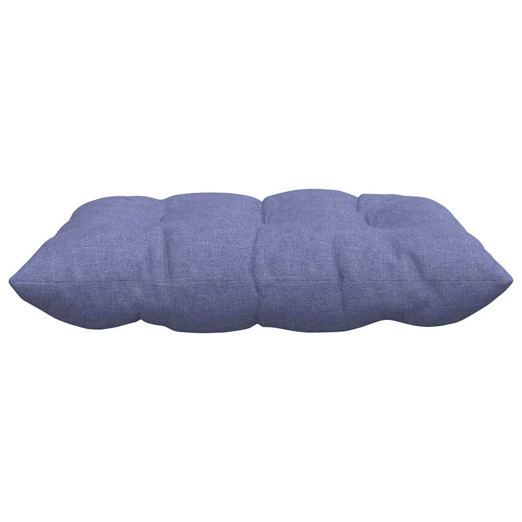 Jastučići za sjedenje 4 pcs Traper plava 40 x 40 x 6 cm tkanina