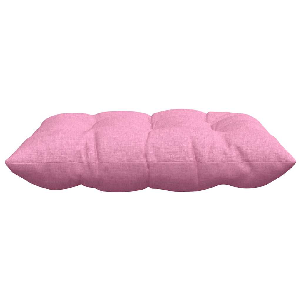 Jastučići za sjedenje 4 pcs Ružičasta 40 x 40 x 6 cm tkanina