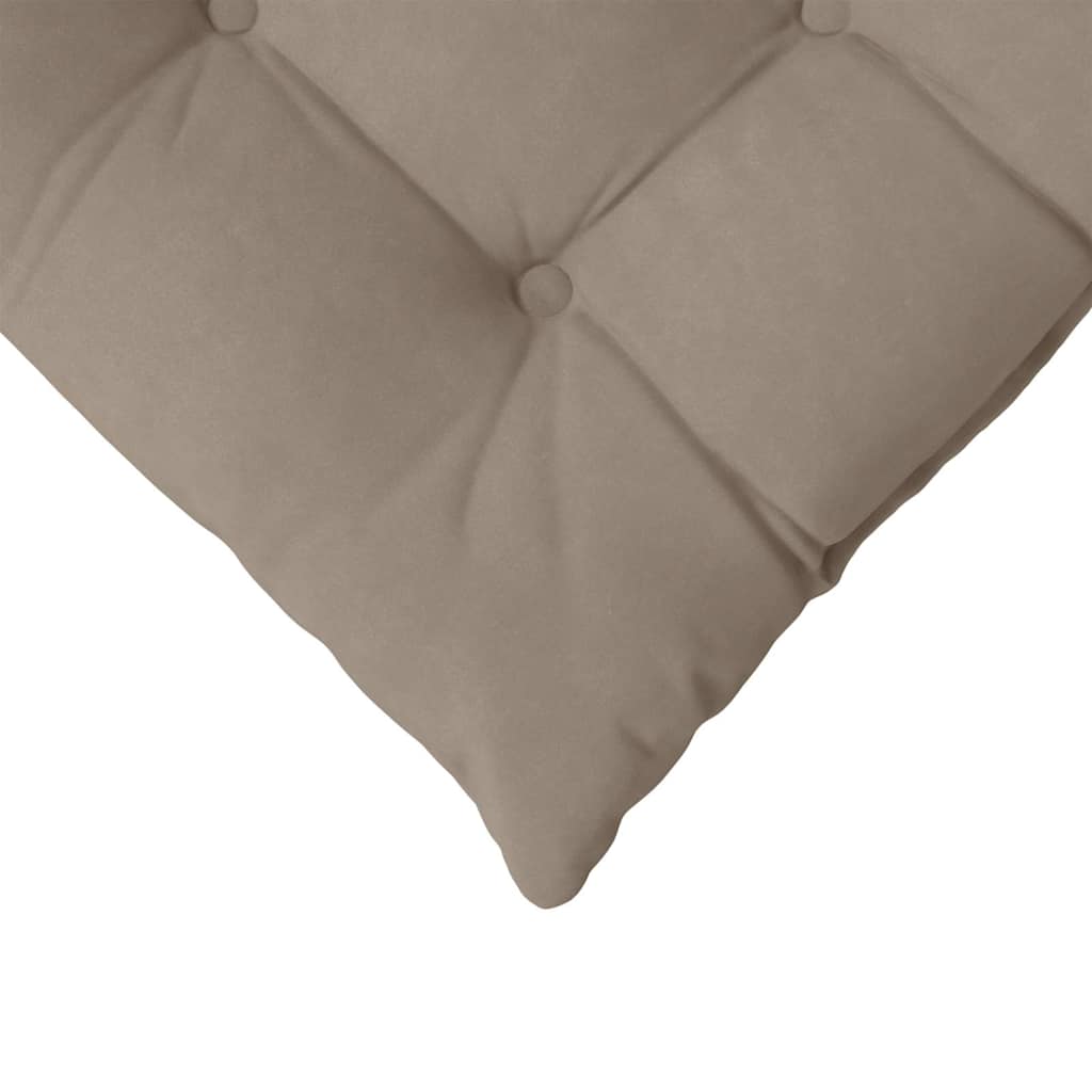 Jastučići za sjedenje 4 pcs Sivo-smeđa 40 x 40 x 6 cm