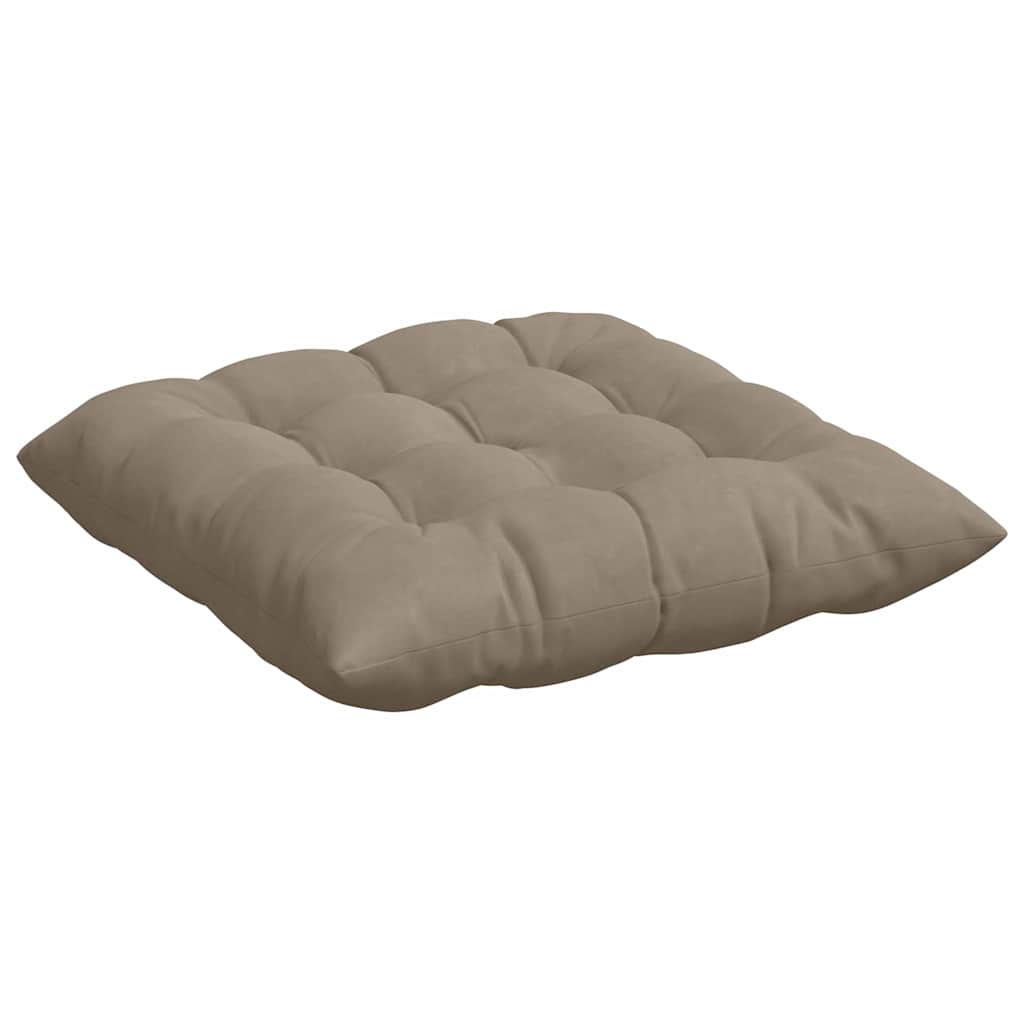 Jastučići za sjedenje 4 pcs Sivo-smeđa 40 x 40 x 6 cm