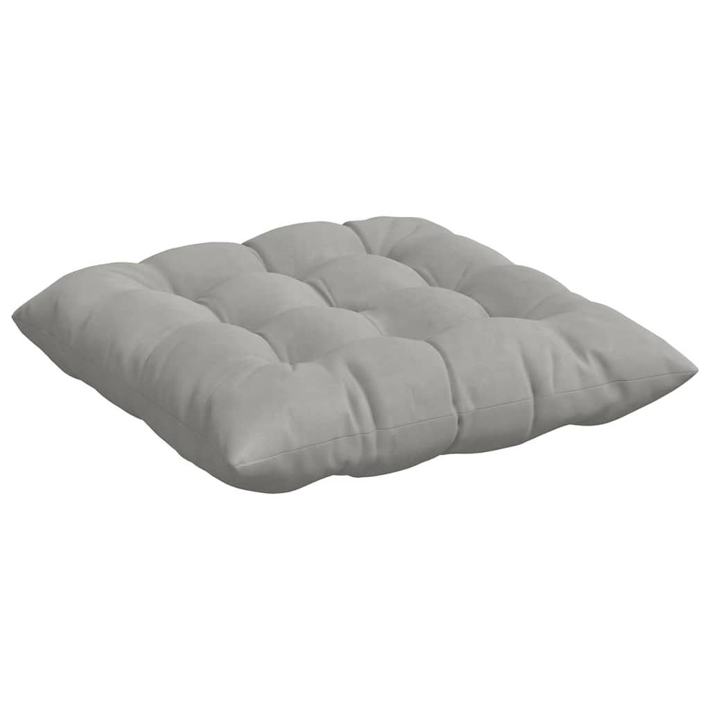 Jastučići za sjedenje 4 pcs Svijetlo siva 40 x 40 x 6 cm