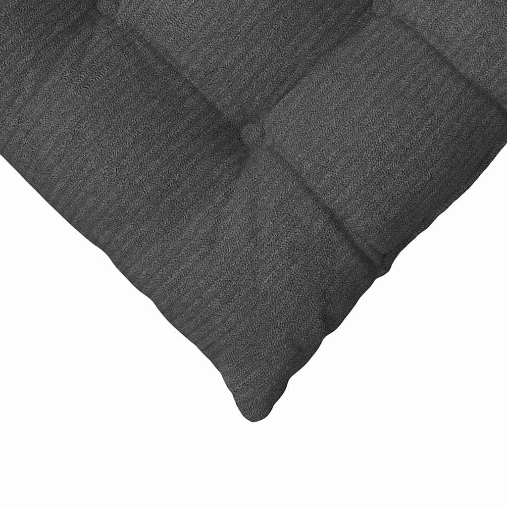 Jastučići za sjedenje 4 pcs Tamno siva 40 x 40 x 6 cm