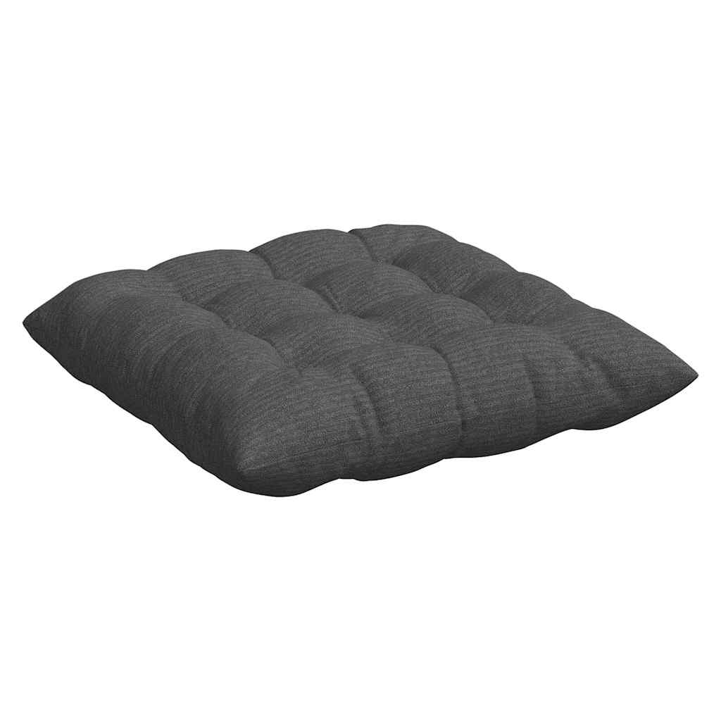 Jastučići za sjedenje 4 pcs Tamno siva 40 x 40 x 6 cm