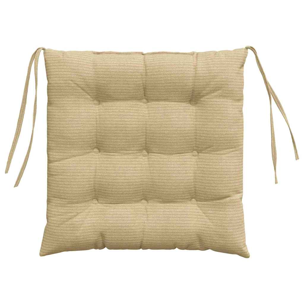 Jastučići za sjedenje 4 pcs Siva zelena 40 x 40 x 6 cm