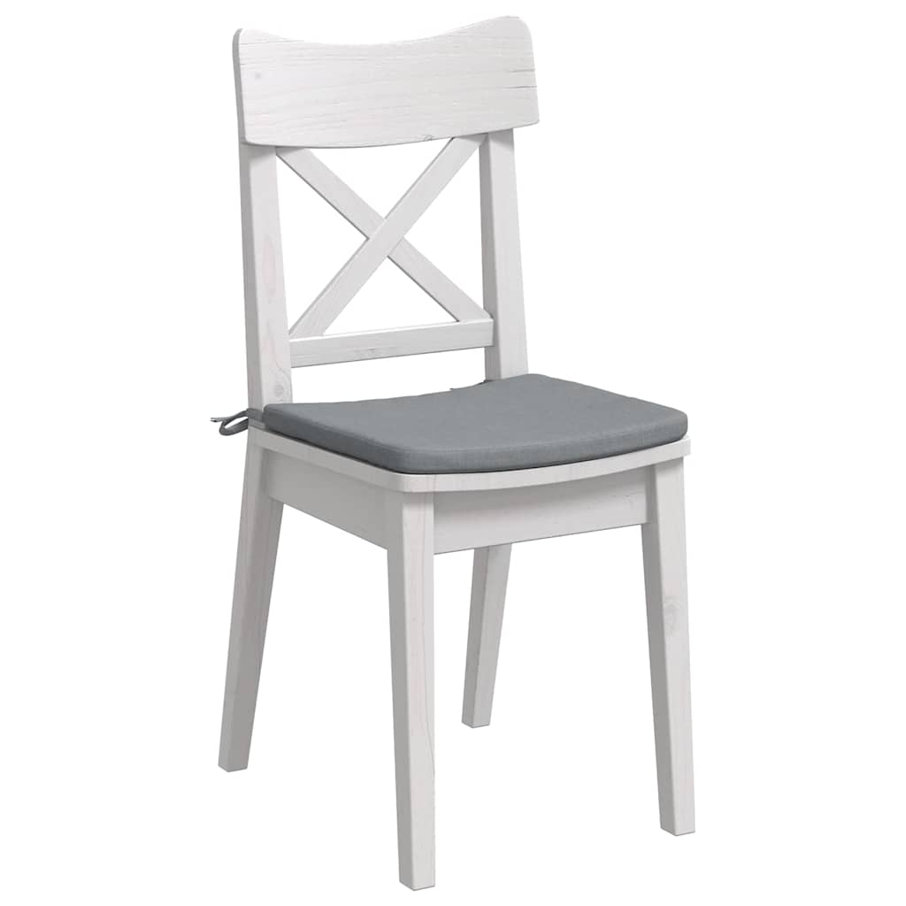 Jastučići za sjedenje 4 pcs Svijetlo siva 40 x 40 x 3 cm