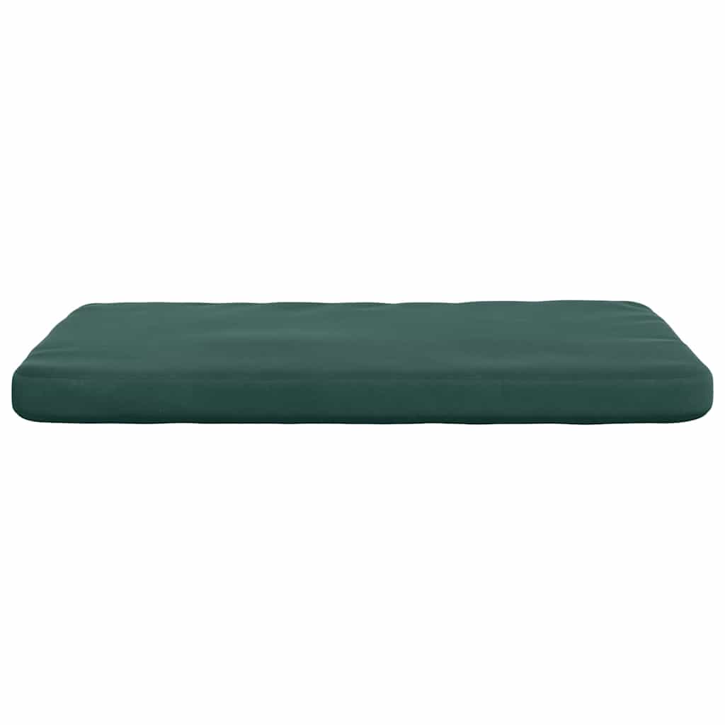 Jastučići za sjedenje 4 pcs Tamnozelena 40 x 40 x 3 cm Baršun