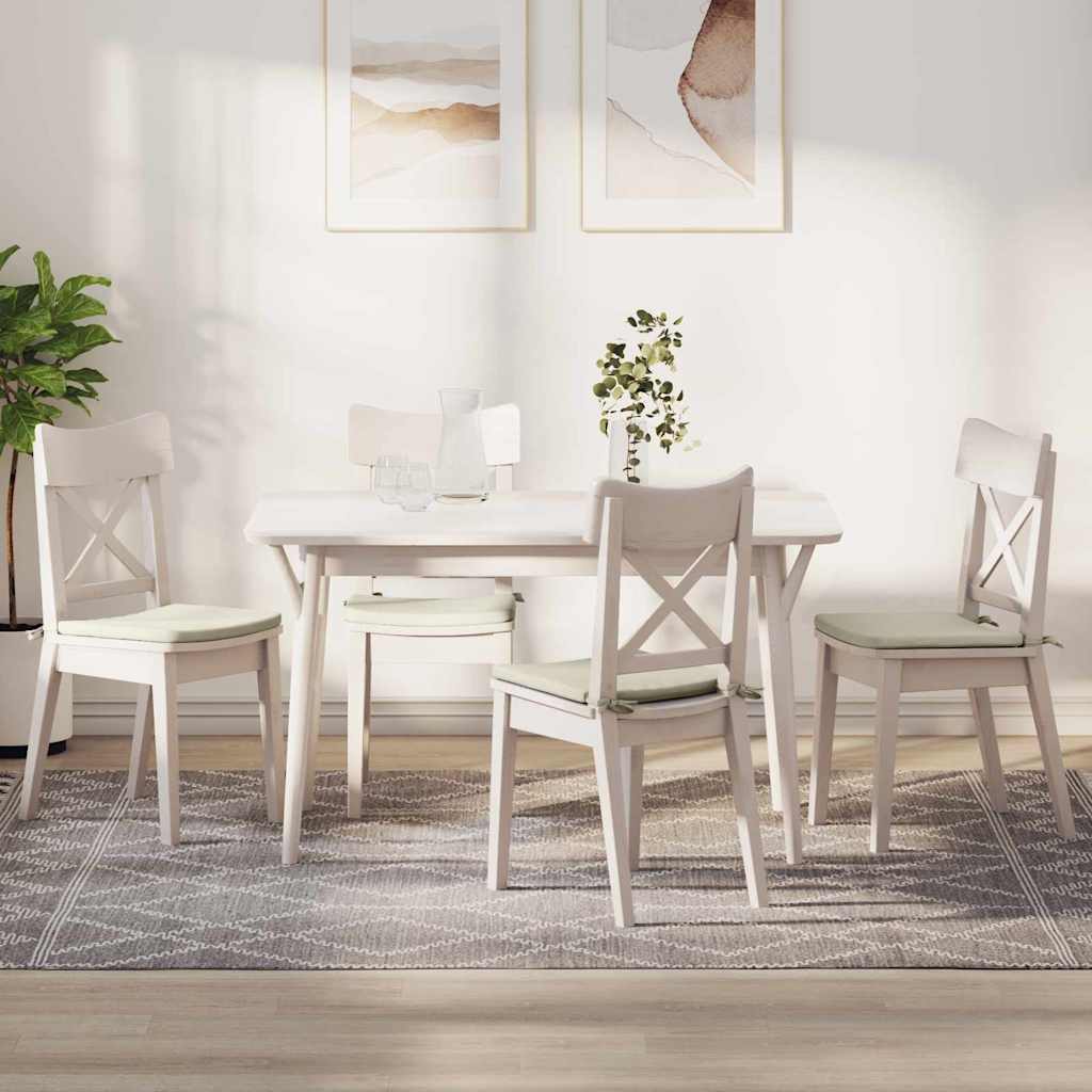 Jastučići za sjedenje 4 pcs Krema 40 x 40 x 3 cm Baršun