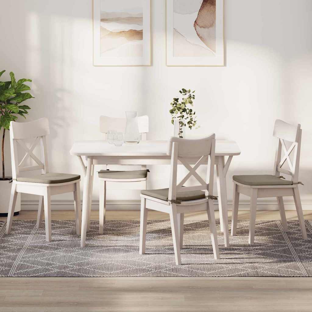 Jastučići za sjedenje 4 pcs Sivo-smeđa 40 x 40 x 3 cm