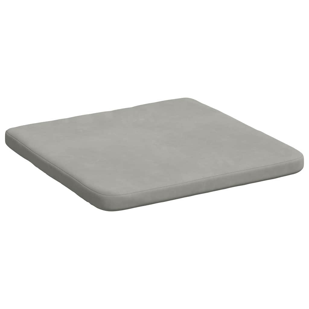 Jastučići za sjedenje 4 pcs Svijetlo siva 40 x 40 x 3 cm