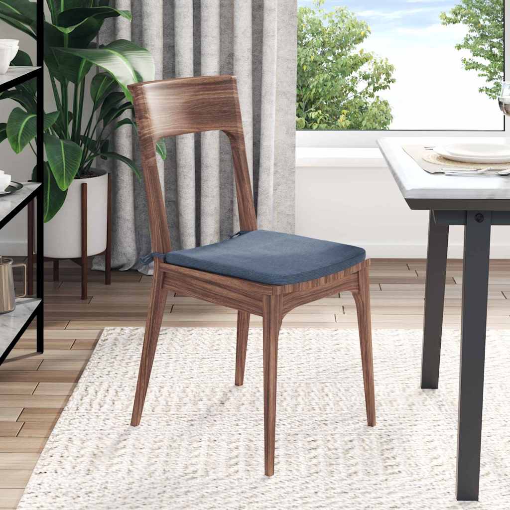 Jastučići za sjedenje 4 pcs Plava 40 x 40 x 3 cm