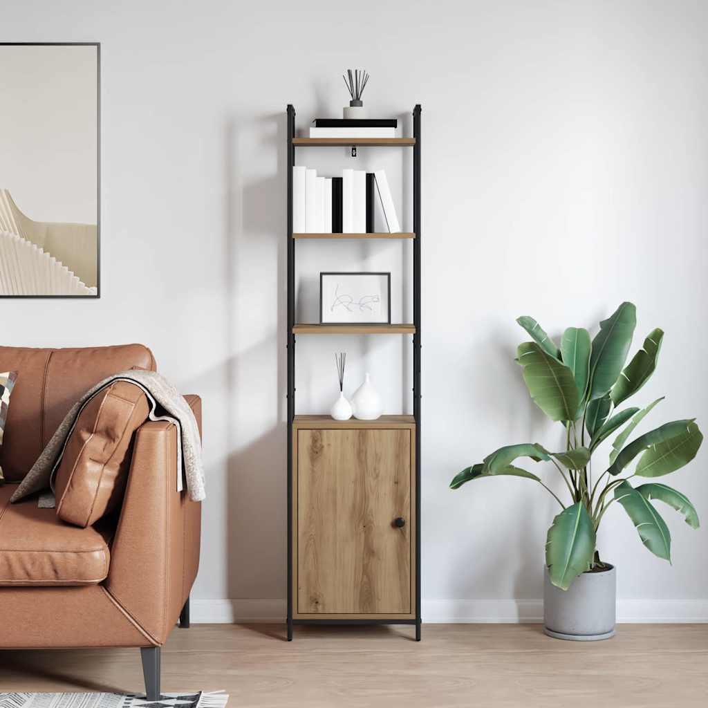 Ormarić za knjige Umjetnički hrast 40 x 24 x 161 cm