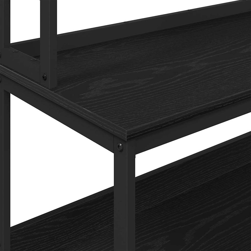 Kuhinjska polica Crni hrast 80 x 40 x 168 cm Konstruirano drvo