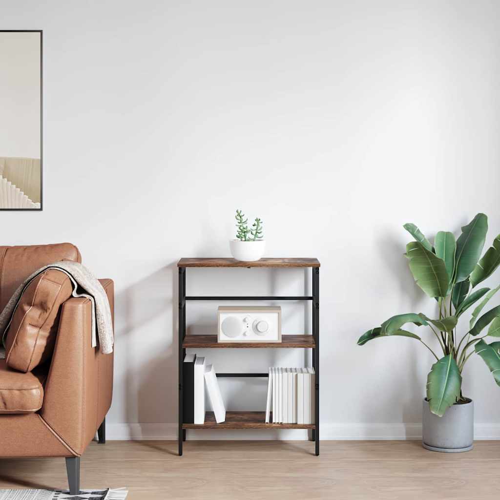 Polica Dimljeni hrast 60 x 29,5 x 81 cm Konstruirano drvo